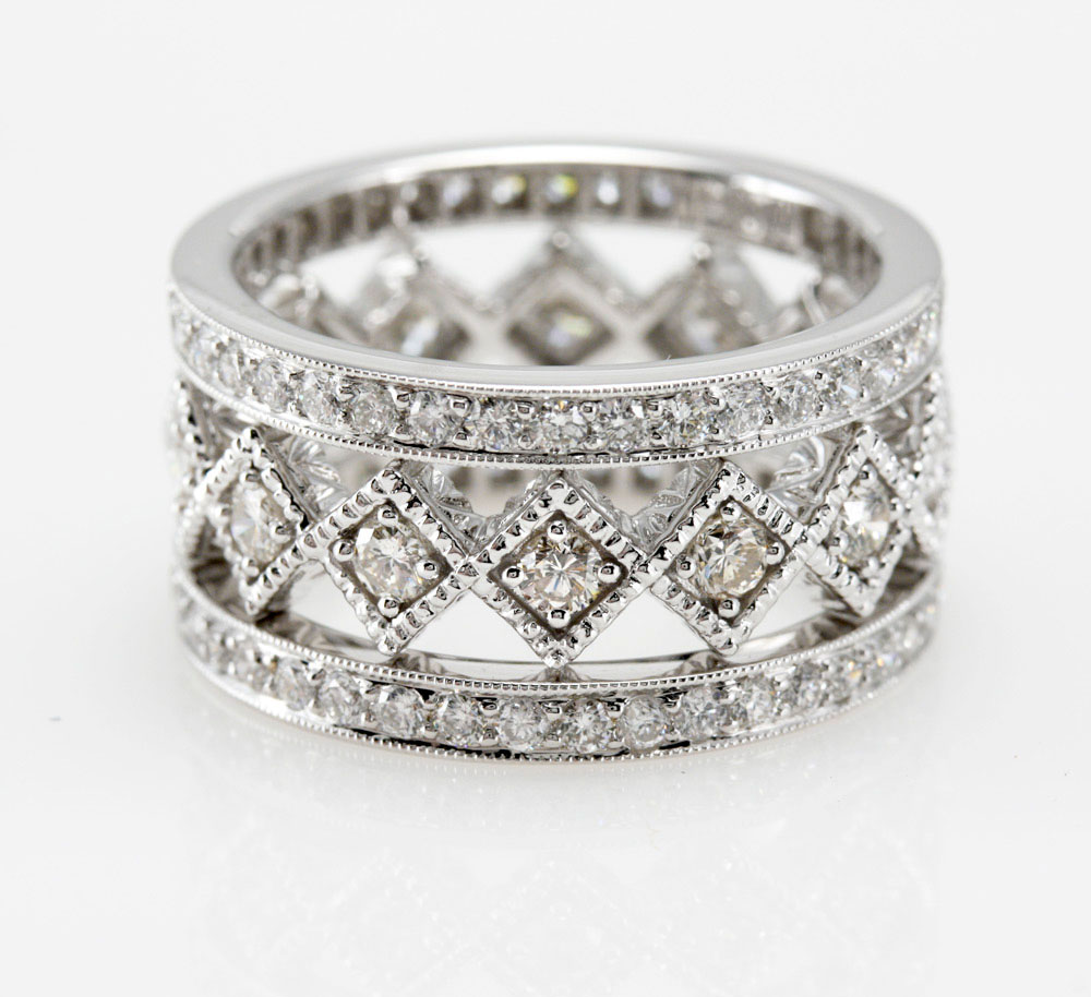 Halo Engagement Rings Infinity Diamond Engagement Ring Huge diamond ...