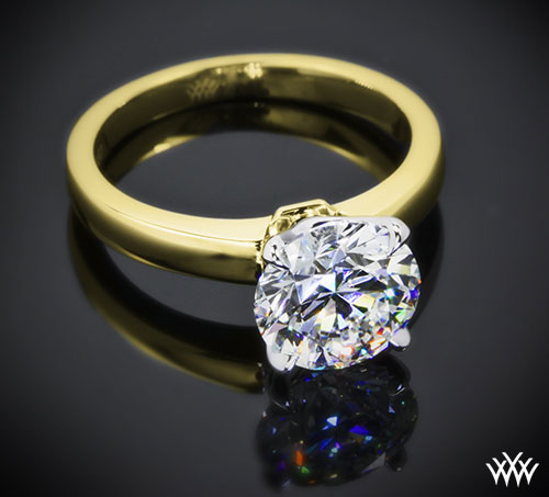 18 karat gold wedding ring set