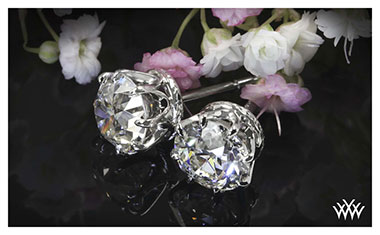 8 Prong Diamond Earrings Whiteflash 2013 Calendar