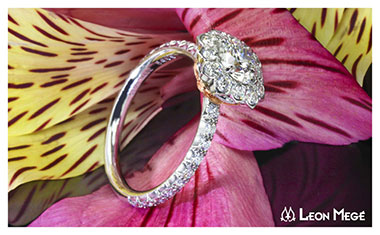 Leon Mege Lotus Diamond Ring Whiteflash 2013 Calendar