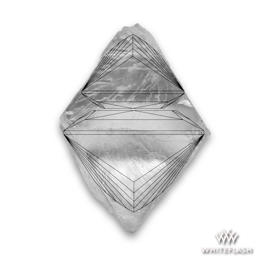 Diamond Rough Illustration