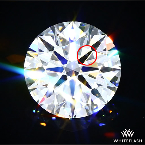 Diamond Clarity Features Intensified by Magnification and Lighting