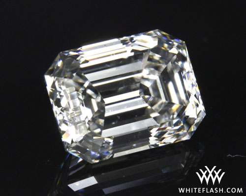 10.5 carat emerald cut diamond