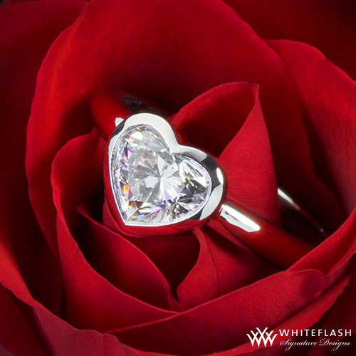 Heart shaped engagement ring meaning