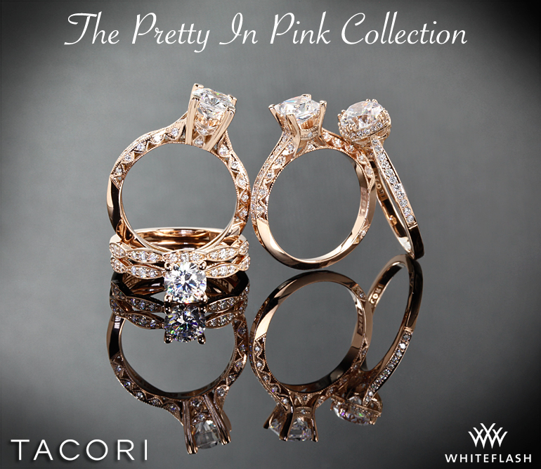 Tacori Rose Gold Engagement Rings