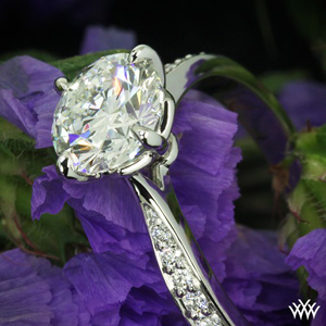 whiteflash solitaire ring