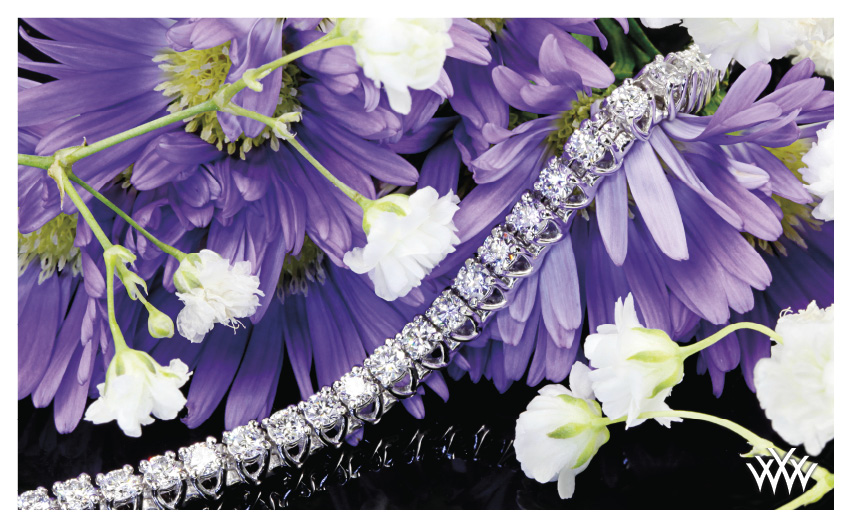 X Prong Diamond Bracelet October 2014 Whiteflash Jewelry Calendar