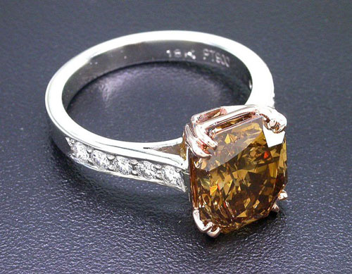 yellow diamond engagement ring