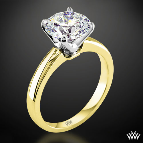 Yellow Gold Broadway Solitaire Engagement Ring