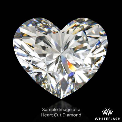 0.70 ct G SI1 Heart  diamond