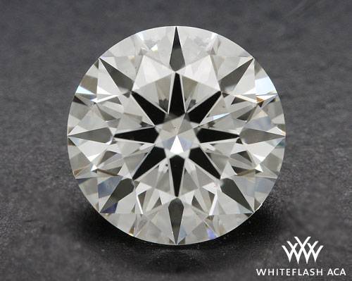 0.907 ct J VS2 A CUT ABOVE&reg; Hearts and Arrows Super Ideal Round Cut Loose Diamond