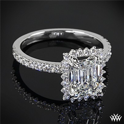 rings custom emerald halo diamond engagement ring back to gallery rings custom emerald halo diamond engagement ring back to gallery