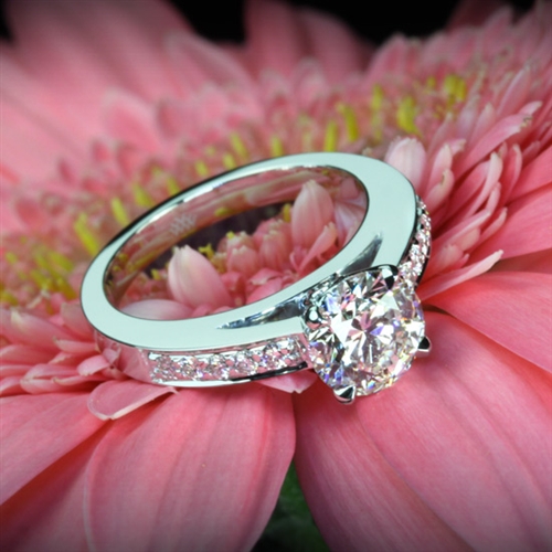 FlushFit Diamond Engagement Ring 42