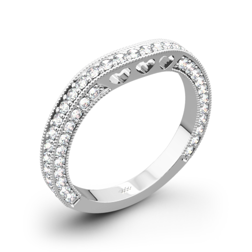 Clara Ashley Diamond Wedding Ring