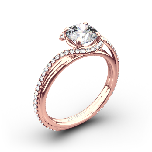 Danhov AE155 Abbraccio Diamond Engagement Ring