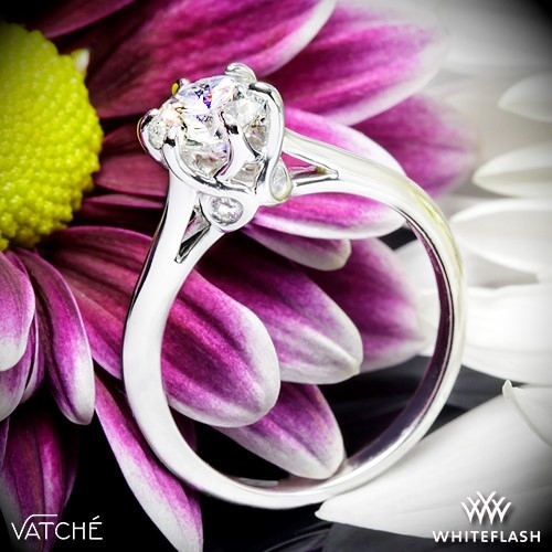 Vatche 191 Swan Engagement Ring