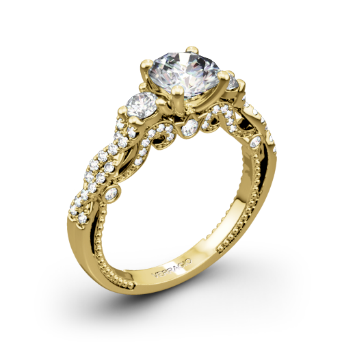 Verragio INS-7074R Braided Three Stone Engagement Ring
