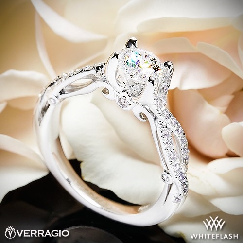 Verragio INS-7050R 4 Prong Twisted Shank Diamond Engagement Ring