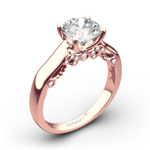 Verragio INS-7022 4 Prong Knife-Edge Solitaire Engagement Ring