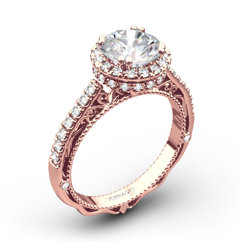 Verragio Venetian Lace AFN-5053R-4 Halo Diamond Engagement Ring
