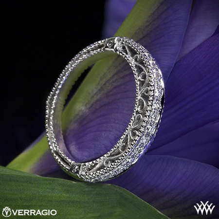 Verragio AFN-5002W-1 Beaded Diamond Wedding Ring