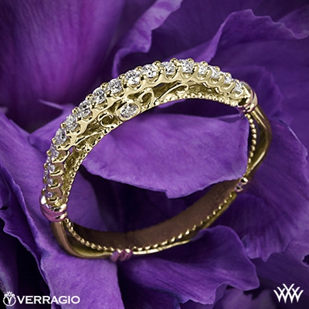 Verragio Parisian D-103SW Arched Shared-Prong Diamond Wedding Ring