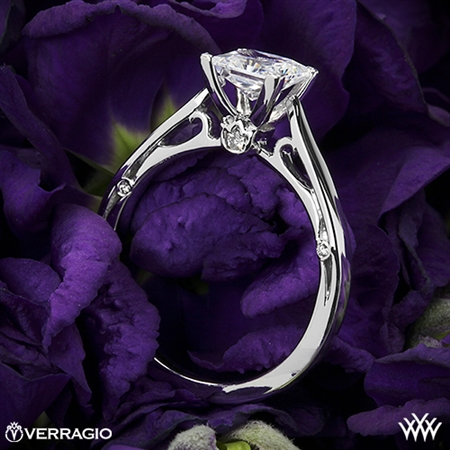 Verragio ENG-0409P 4 Prong Solitaire Engagement Ring for Princess