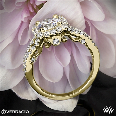 Verragio INS-7046 Split Shank Shared-Prong Diamond Engagement Ring