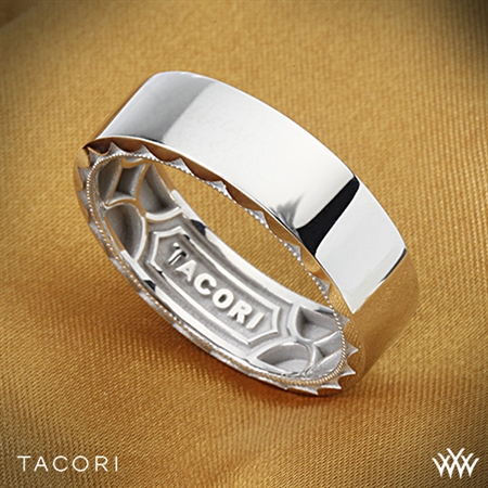 Tacori 105-7 Sculpted Crescent Flat Eternity Wedding Ring
