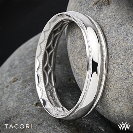 Tacori 106-5 Sculpted Crescent Millgrain Eternity Wedding Ring