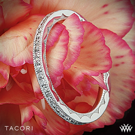 Tacori 44-15ET Sculpted Crescent Eternity Millgrain Diamond Wedding Ring