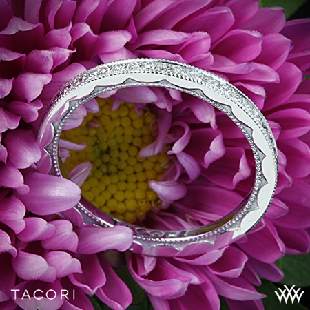 Tacori 45-15ET Sculpted Crescent Eternity Lace Diamond Wedding Ring