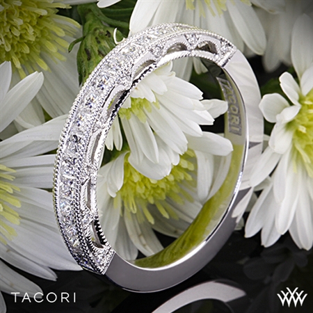 Tacori HT2510PRB Reverse Crescent Princess Star Diamond Wedding Ring