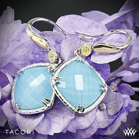 Tacori SE137Y05 Barbados Blue Clear Quartz over Neolite Turquoise Earrings