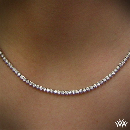 'Line of Fire' Diamond Necklace