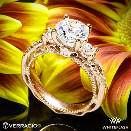 Verragio Venetian Lace AFN-5013R-4 Three Stone Engagement Ring