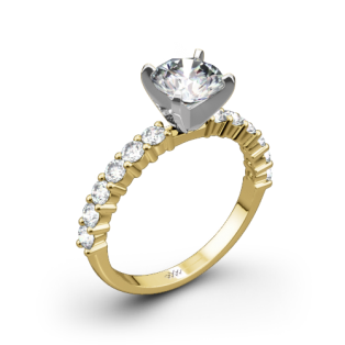 Diamonds for an Eternity Half Diamond Engagement Ring