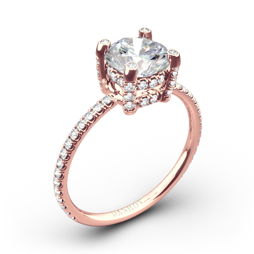 Danhov CL120 Classico Single Shank Diamond Engagement Ring