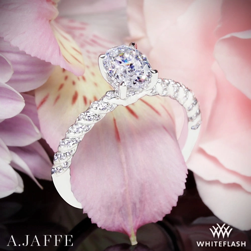 A. Jaffe MES867 Seasons of Love Diamond Engagement Ring