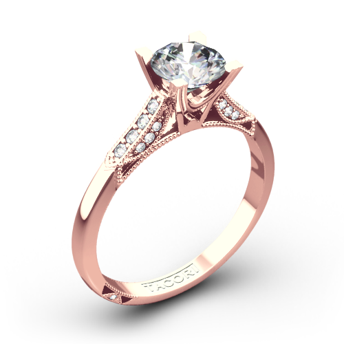 Tacori 2586RD Simply Tacori Pave Complete Diamond Engagement Ring