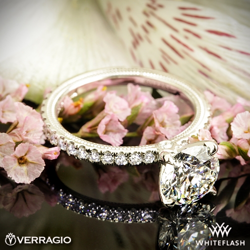 White Gold Verragio Engagement Ring