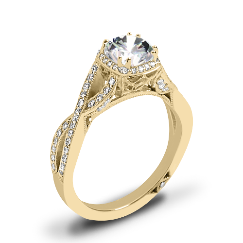 Tacori 2627RDSM Dantela Diamond Engagement Ring