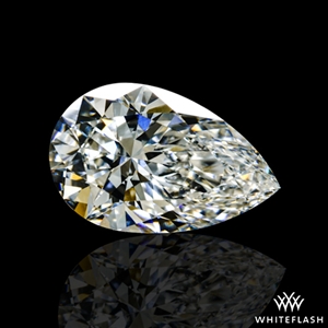 1.55 ct E VVS2 Pear Ideal lab diamond