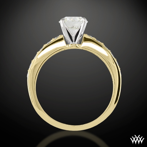 Bead Set Diamond Engagement Ring 765