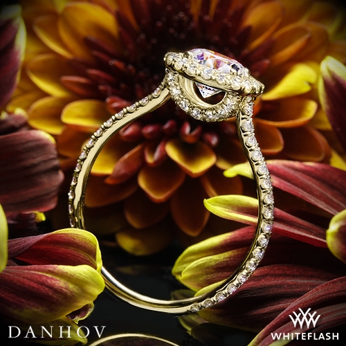 Danhov LE112 Per Lei Halo Diamond Engagement Ring