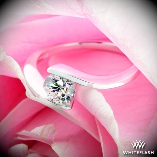 "Lilly" Solitaire Engagement Ring Ring Style photo