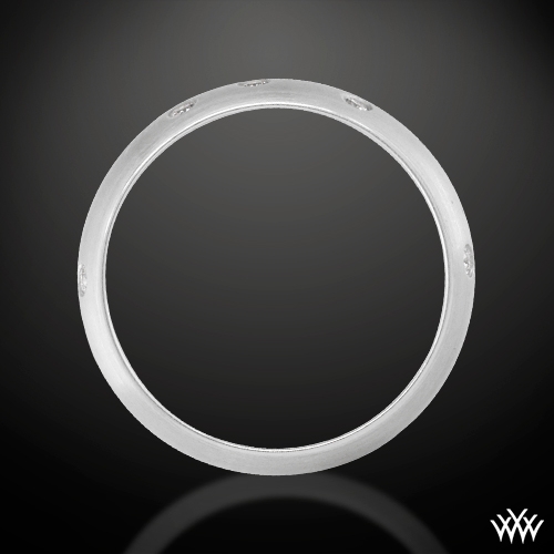 Men's "Champagne" Diamond Wedding Ring Ring Ring Side View