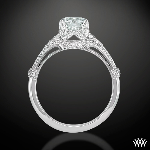 "Sarah’s Surprise" Diamond Engagement Ring Ring Ring Side View