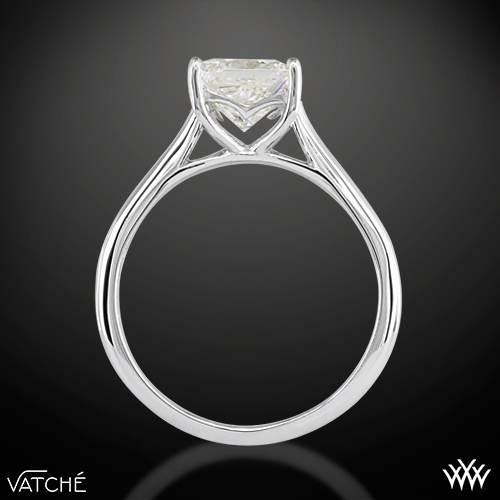 Vatche "Alegria" Solitaire Engagement Ring Ring Ring Side View