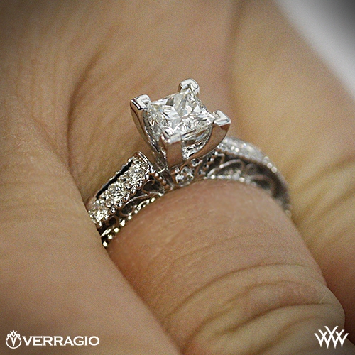 Go Back  Gallery For  Verragio Engagement Rings Princess Cut